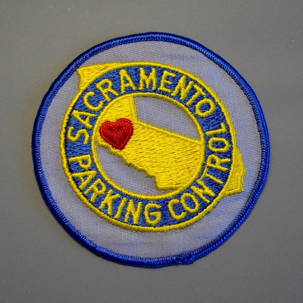 Sacramento California Parking Control o/s Patch ++ Mint CA