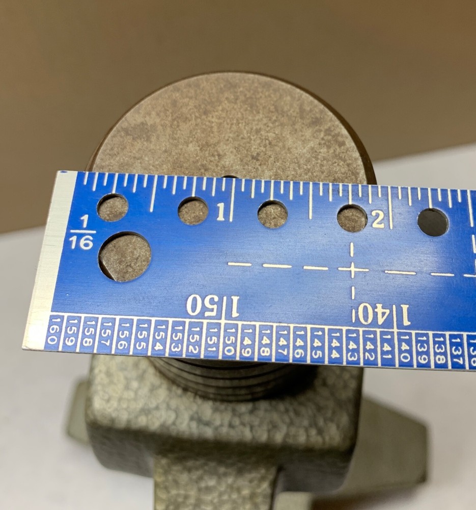 MITUTOYO Hardness Anvil Comparator Stand - 13" Post - 2" Diameter - USED