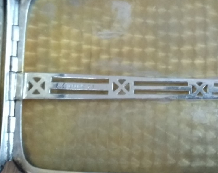 Vintage 1930s Sterling Silver 97.9g Cigarette Case monogrammed engraved art deco