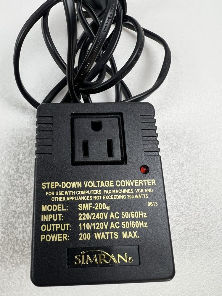 Simran Deluxe Step Down Converter SMF-200 200 Watts UNTESTED