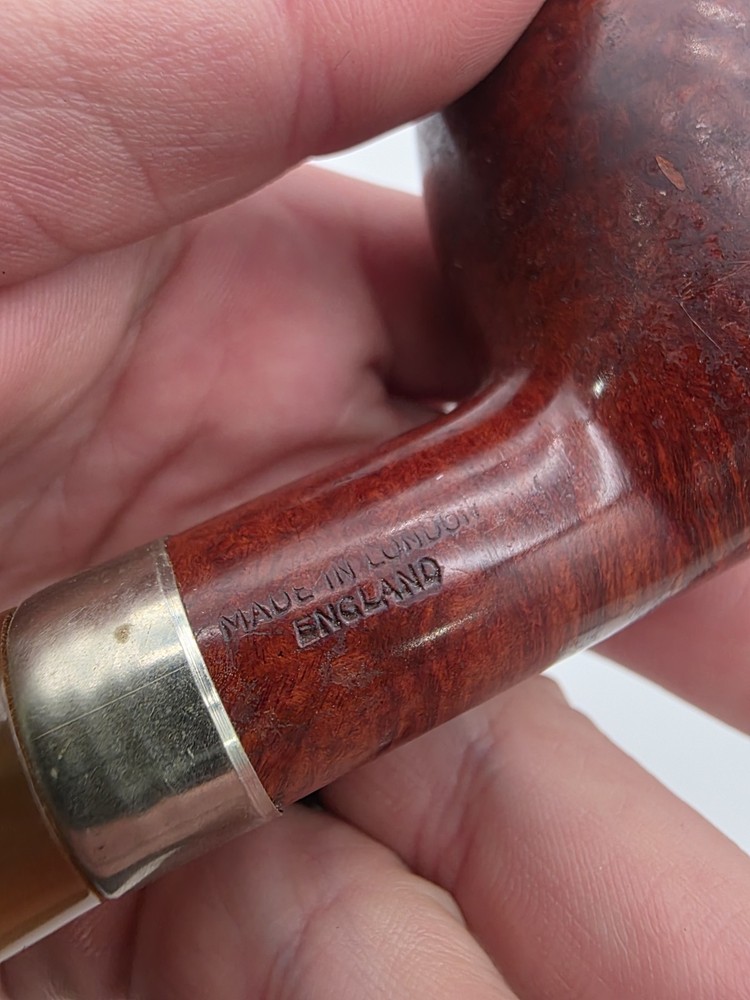 Vintage England Estate Pipe With Hallmarks