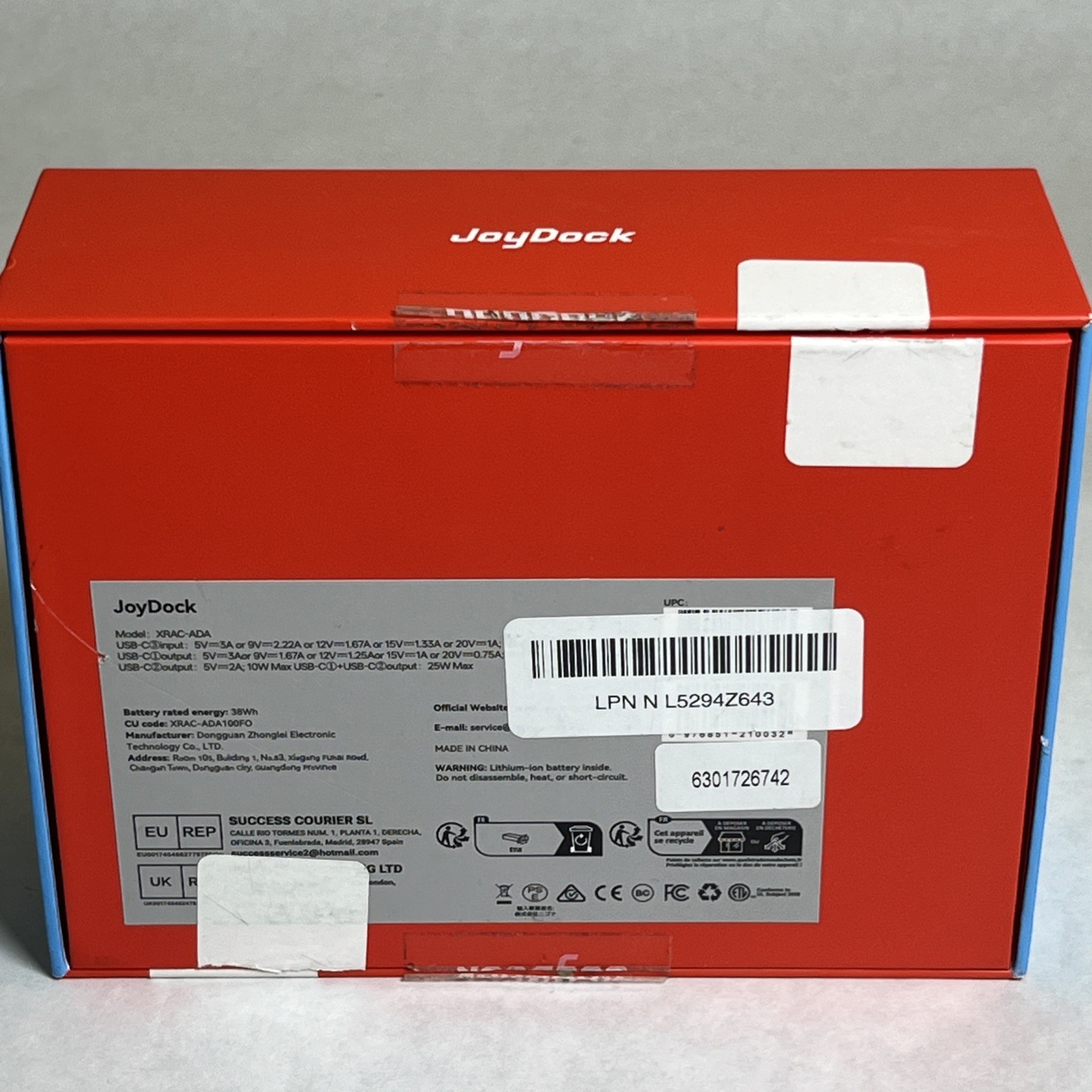 TCL RayNeo JoyDock 10000mAh Plug and Play for Air2 Air 2S Air 3 3S AR XR Glasses