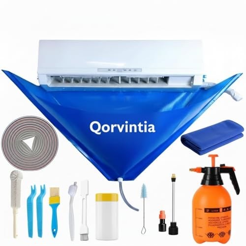Mini Split AC Cleaning Kit - 2L High-Pressure Sprayer, 13Pcs HVAC Tools, Waterpr