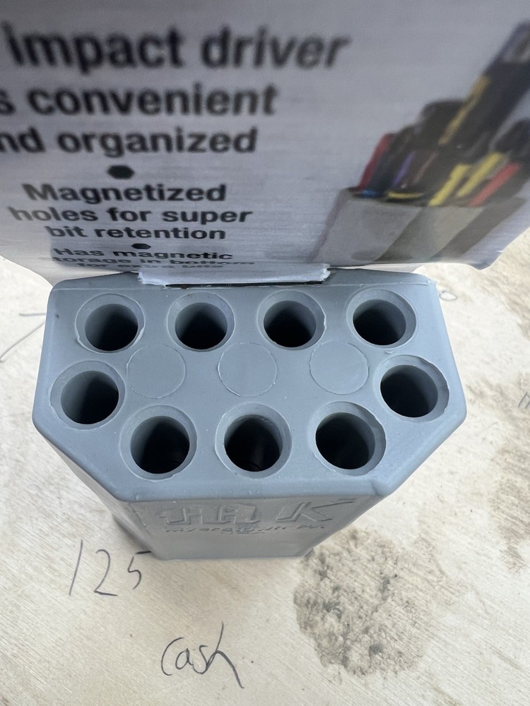 MK BIT HOLDER WITH BELT CLIP FOR 1/4" IMPACT BITS