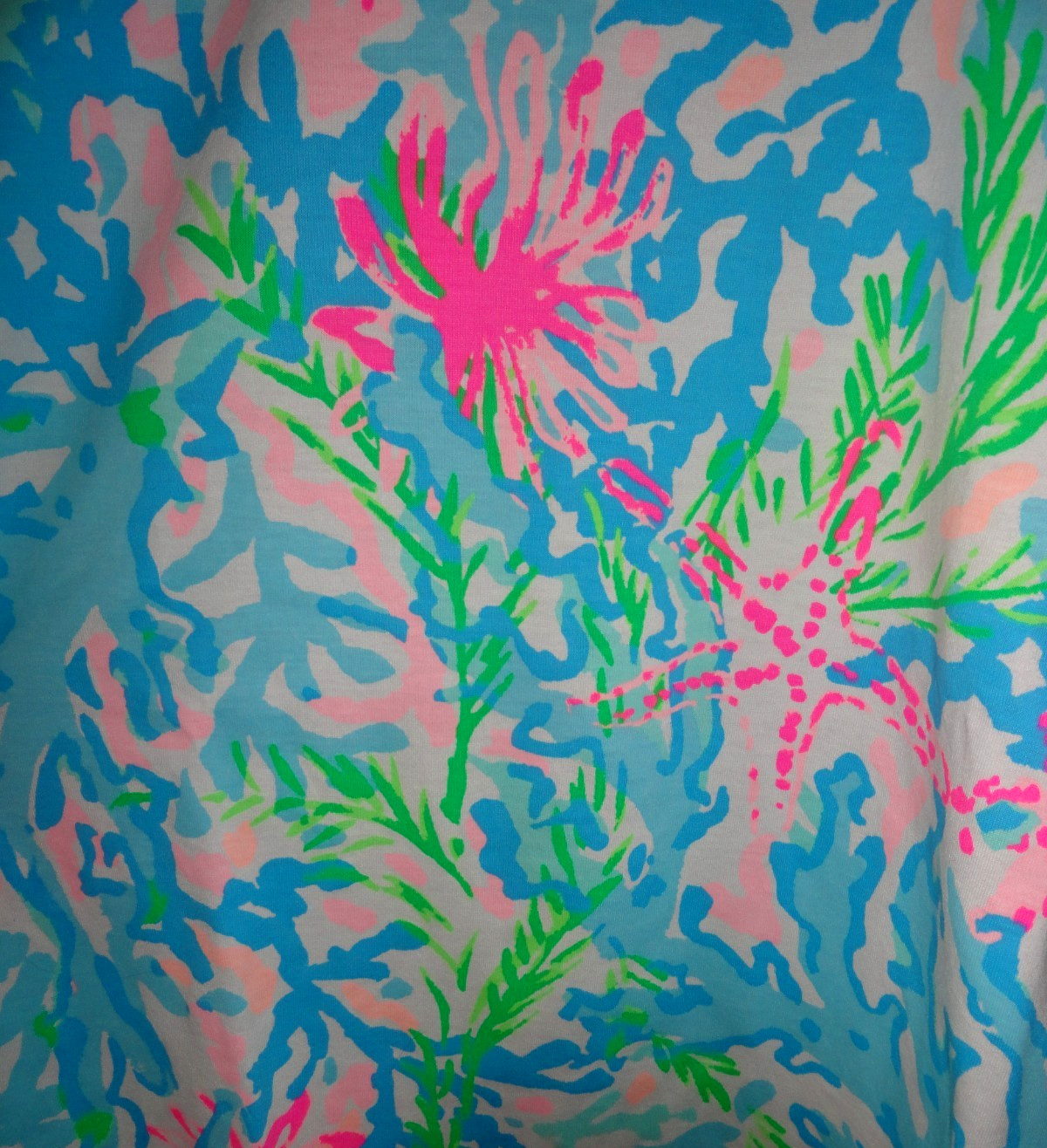 Lilly Pulitzer Aleece Dress XXL Multi Coral Bay Short Sleeve