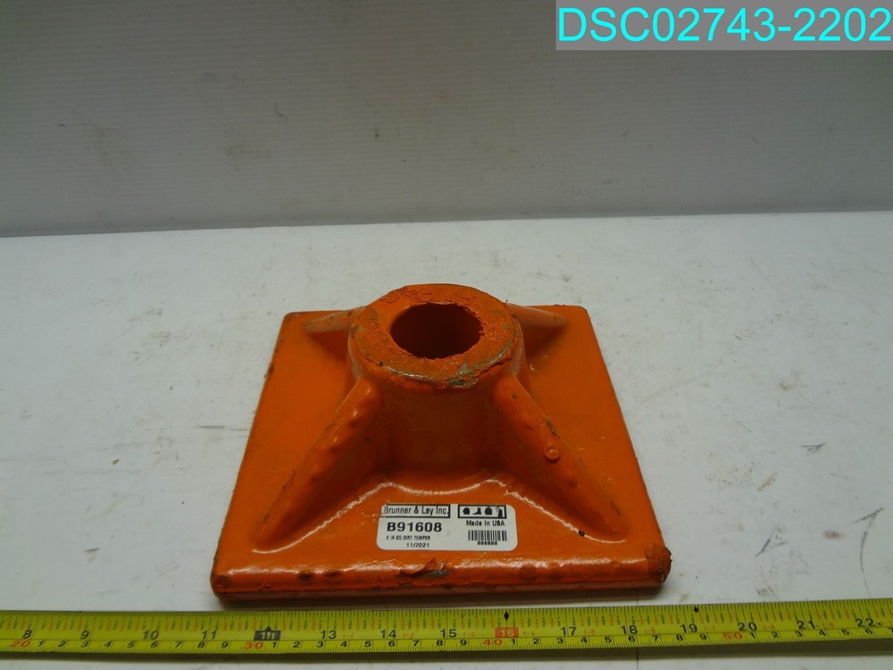 BRUNNER & LAY B91608 8" DIRT compaction tool