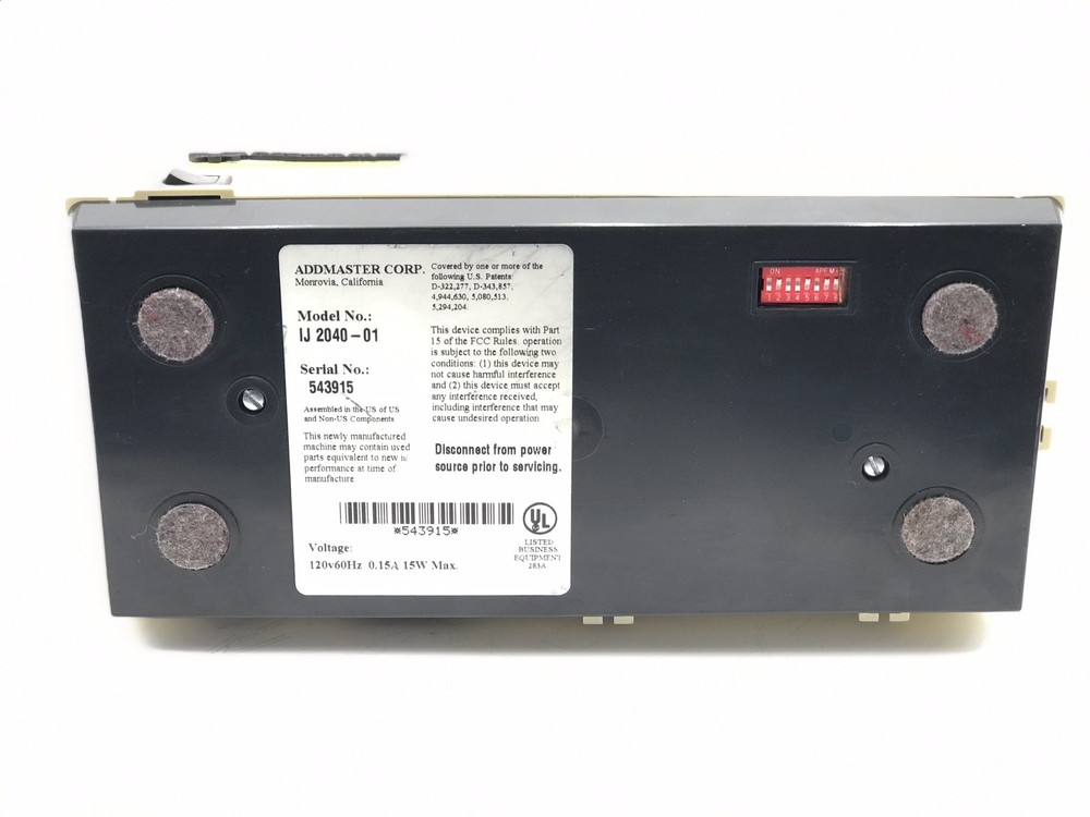 AddMaster IJ 2040-01 Journal & Validation Printer