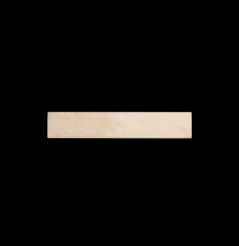 Tone Ninja Genuine Bone Nut Blank, Unbleached 1/4" thick NUT-NU25