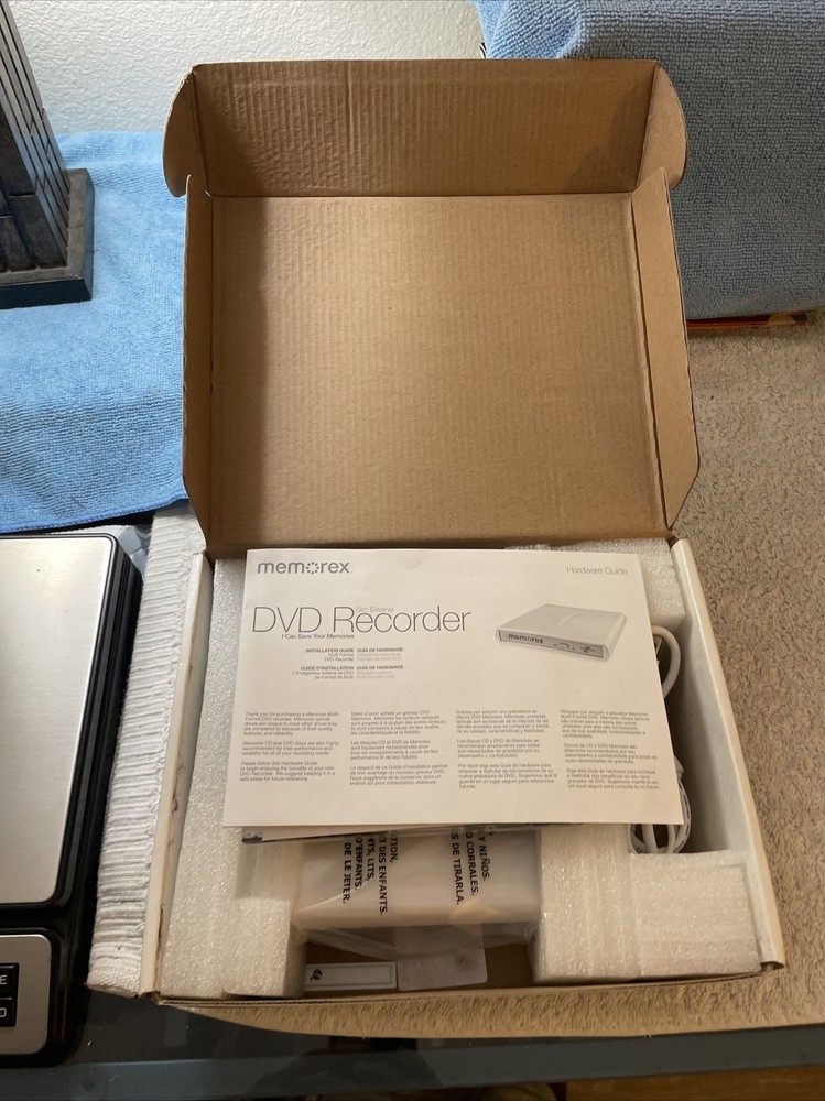 Memorex Slim External DVD Recorder. New Open Box