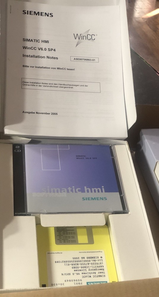 Siemens Simatic  WinCC V6.0SP4 Software