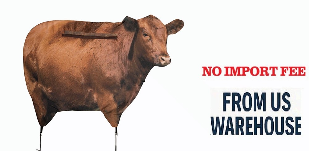 Big Red Moo Cow Decoy