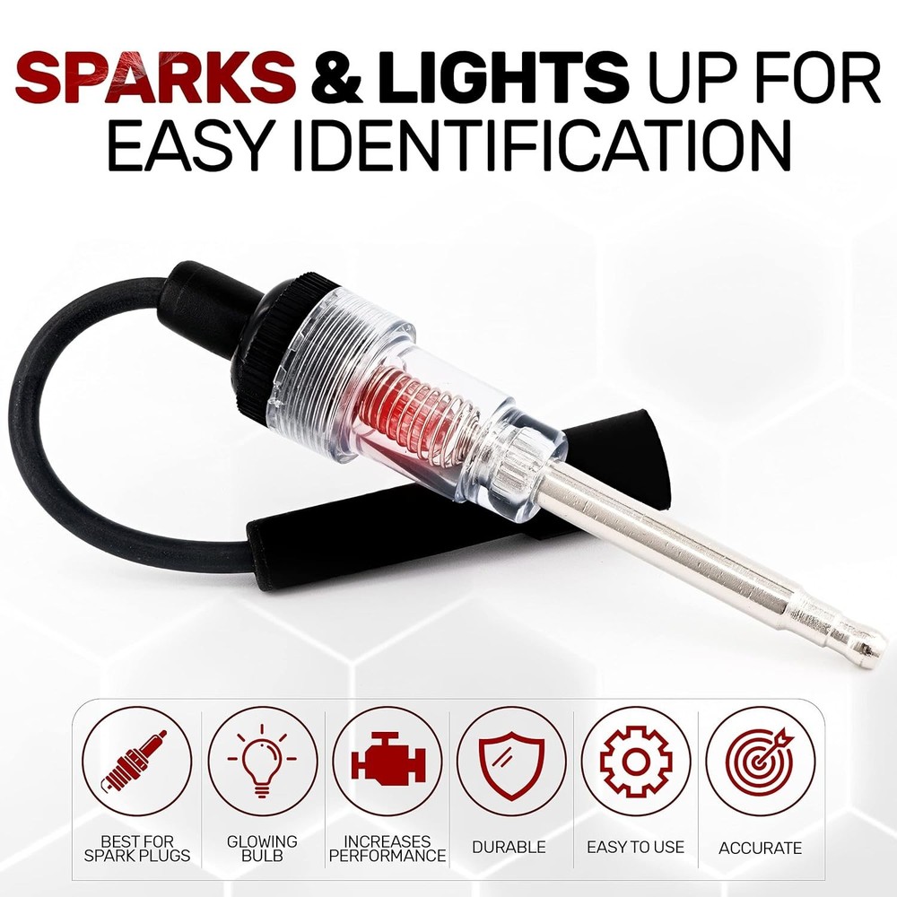 Ram-Pro Spark Tester, Plug Engine Ignition Tester, 6-12 Volt Fool-Proof – Pic...