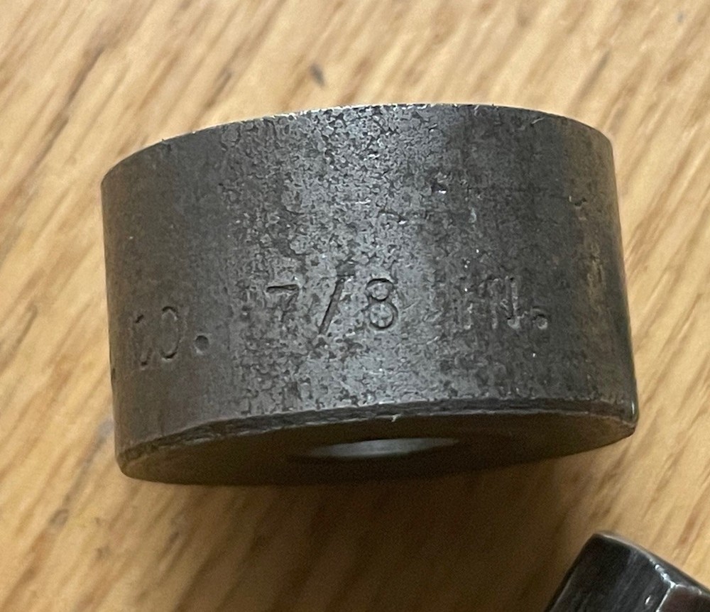 County Mach 7/8" diameter punch