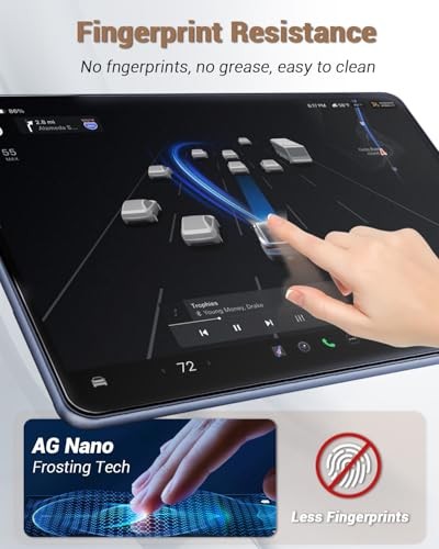 Compatible with Ride Command Ranger PRO Screen Protector Anti 7” Polaris 1-Pack