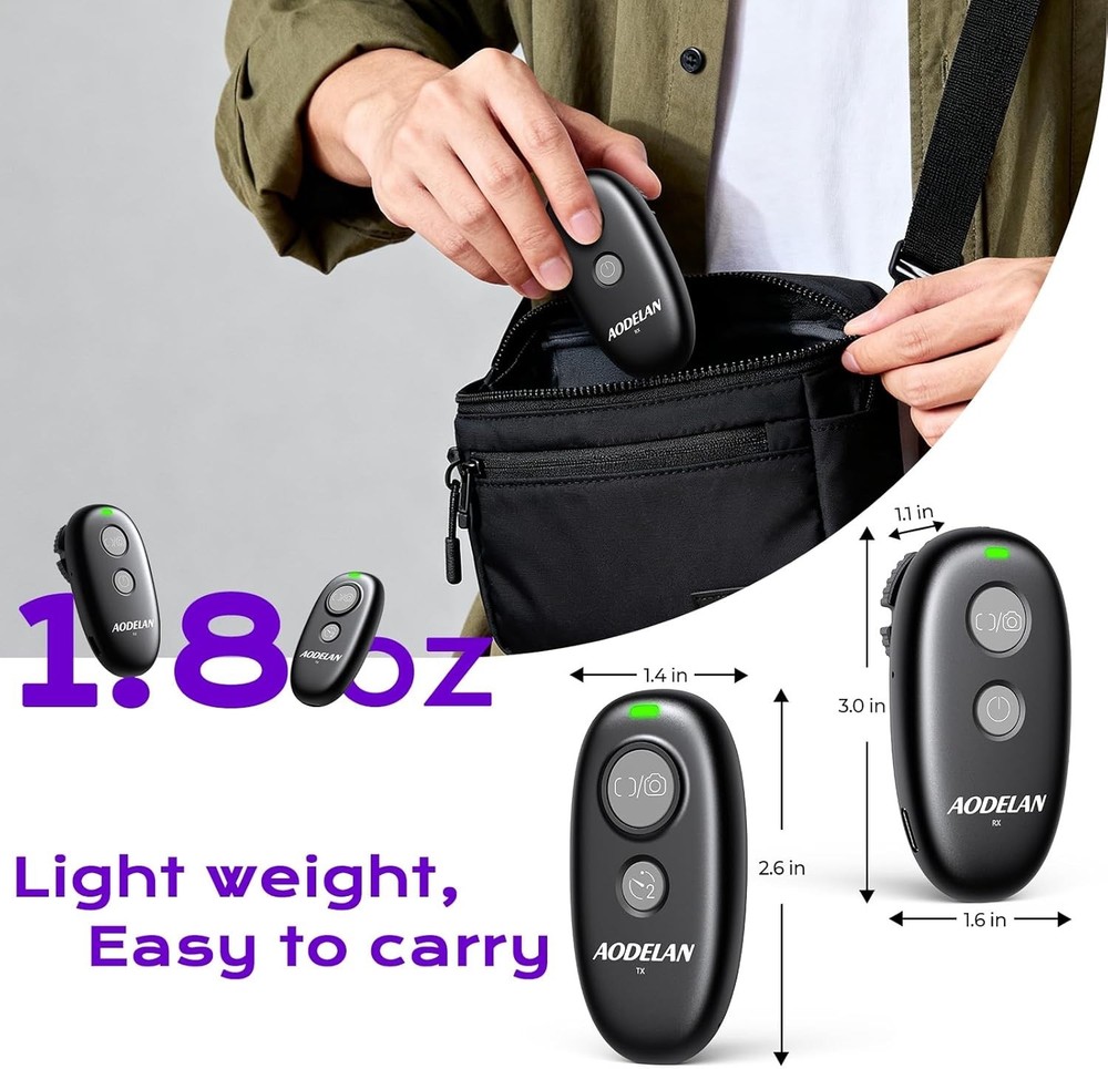 Remote Shutter Release for Canon, Camera Wireless Remote Control for Canon EOS R