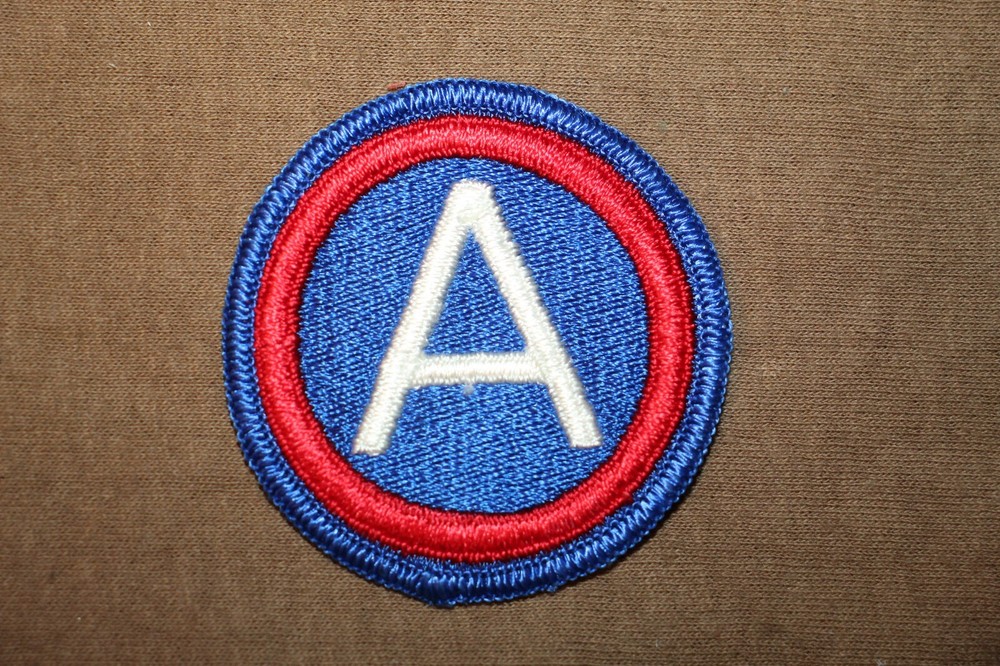 Original 1960's Era U.S. Army 3rd Army Uniform Patch, VG
