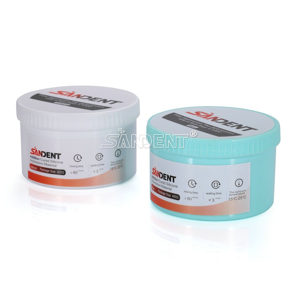 4 x Dental Soft Putty Regular Set Impression Material (400g Base + Catalyst)