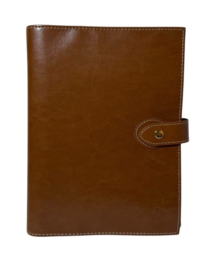 Forest Loose Leaf Leather Notebook ~ Brown ~ NEW