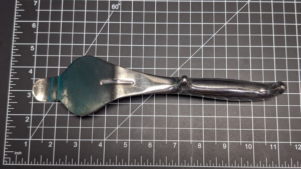 Jarit 225-402 Bennett Tibia Retractor Elevator Wide Blade 63mm Angled 9-3/4"