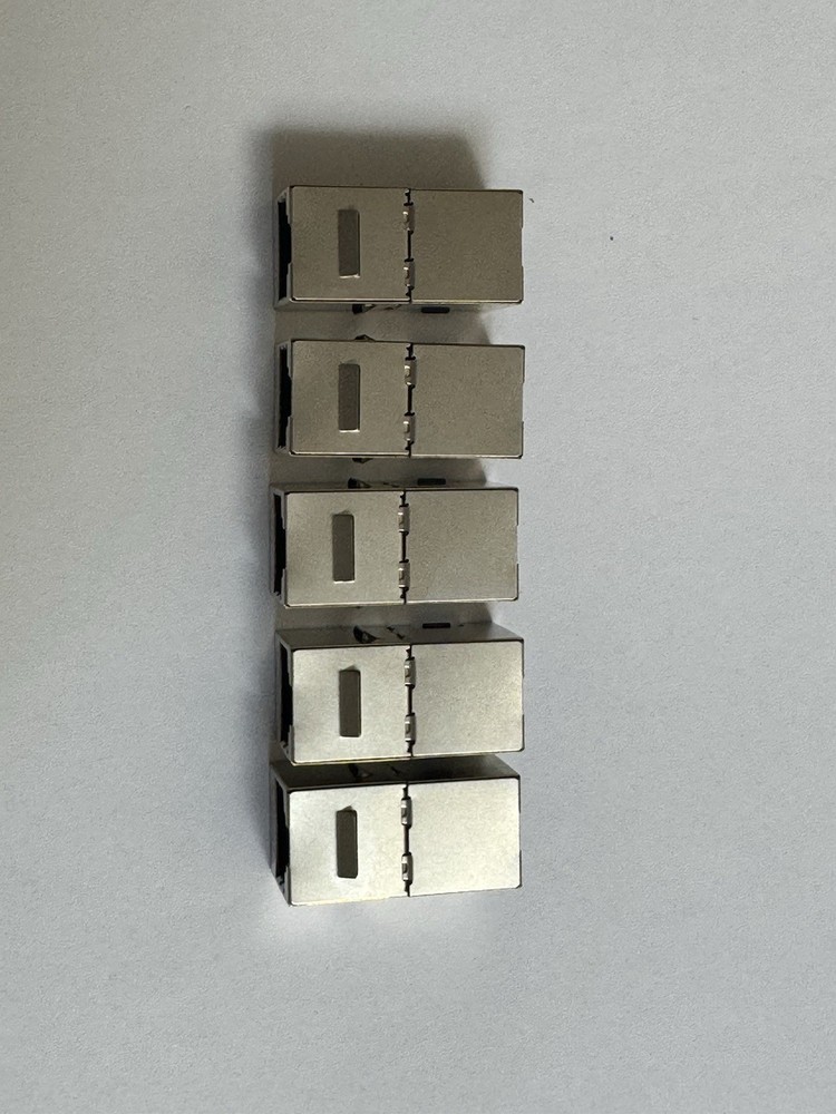 5 Pcs CAT5e Shielded Ethernet RJ45 InLine Joiner Cable Adapter Extender Coupler