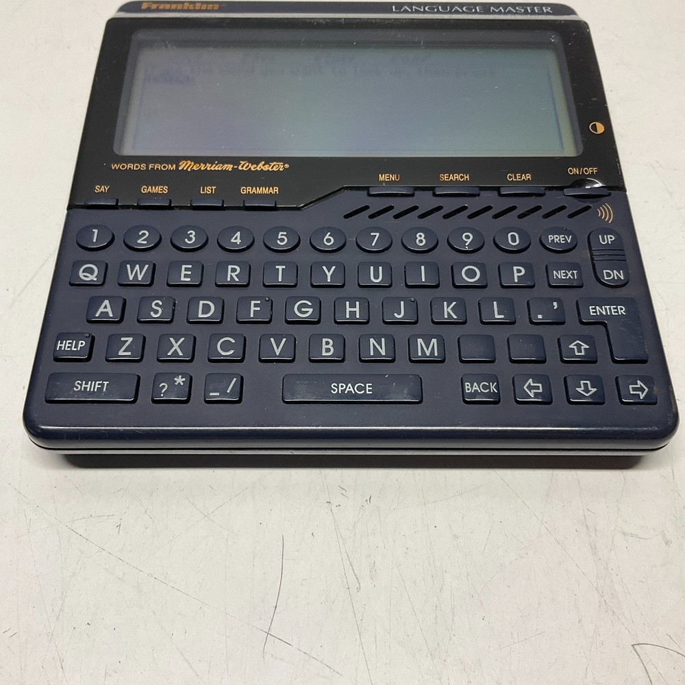 Franklin LM-6000B The Speaking Language Master Vintage Tested Working