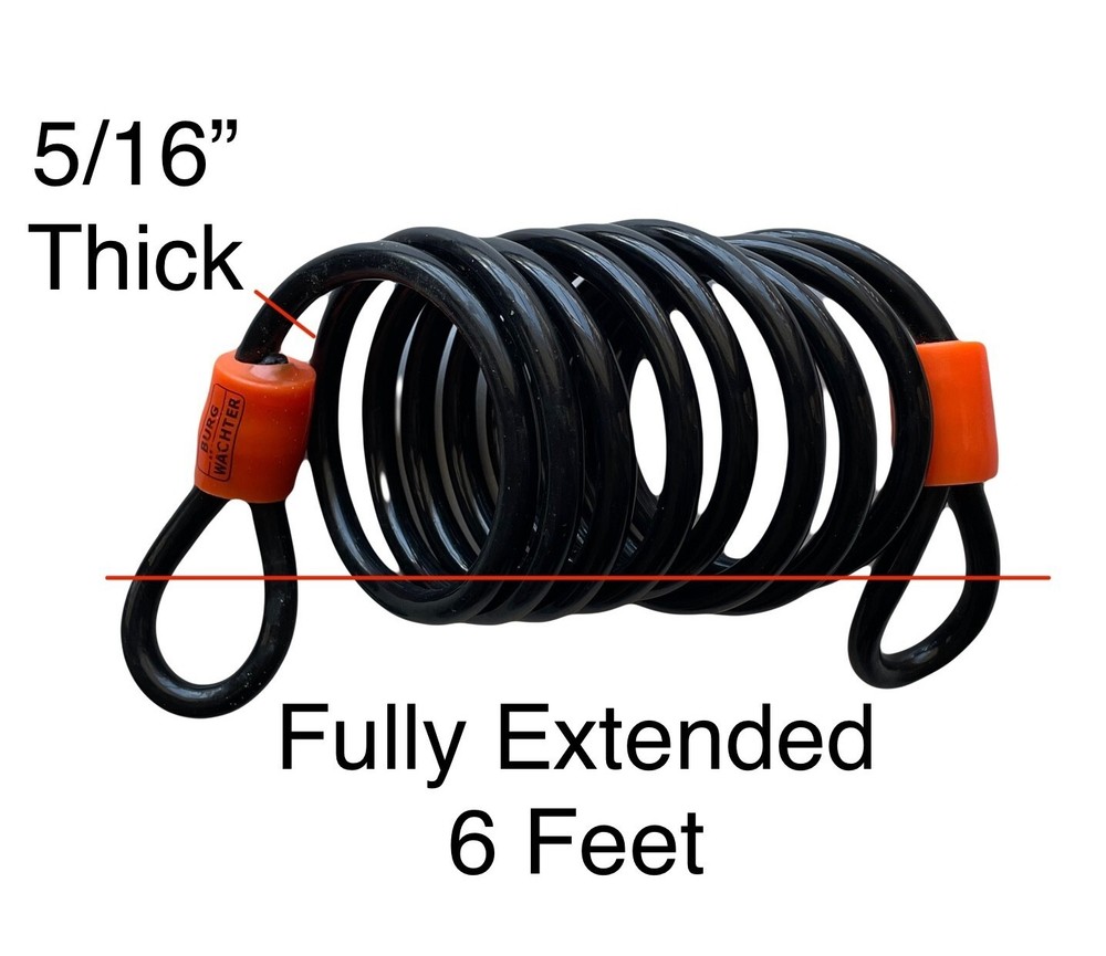 bike u lock with cable