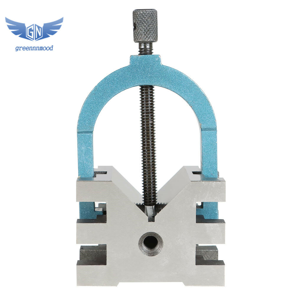 Multi-Use 2-3/8" x 2-3/4" x 2" V-Block and Clamp Set Hardened Steel Precision