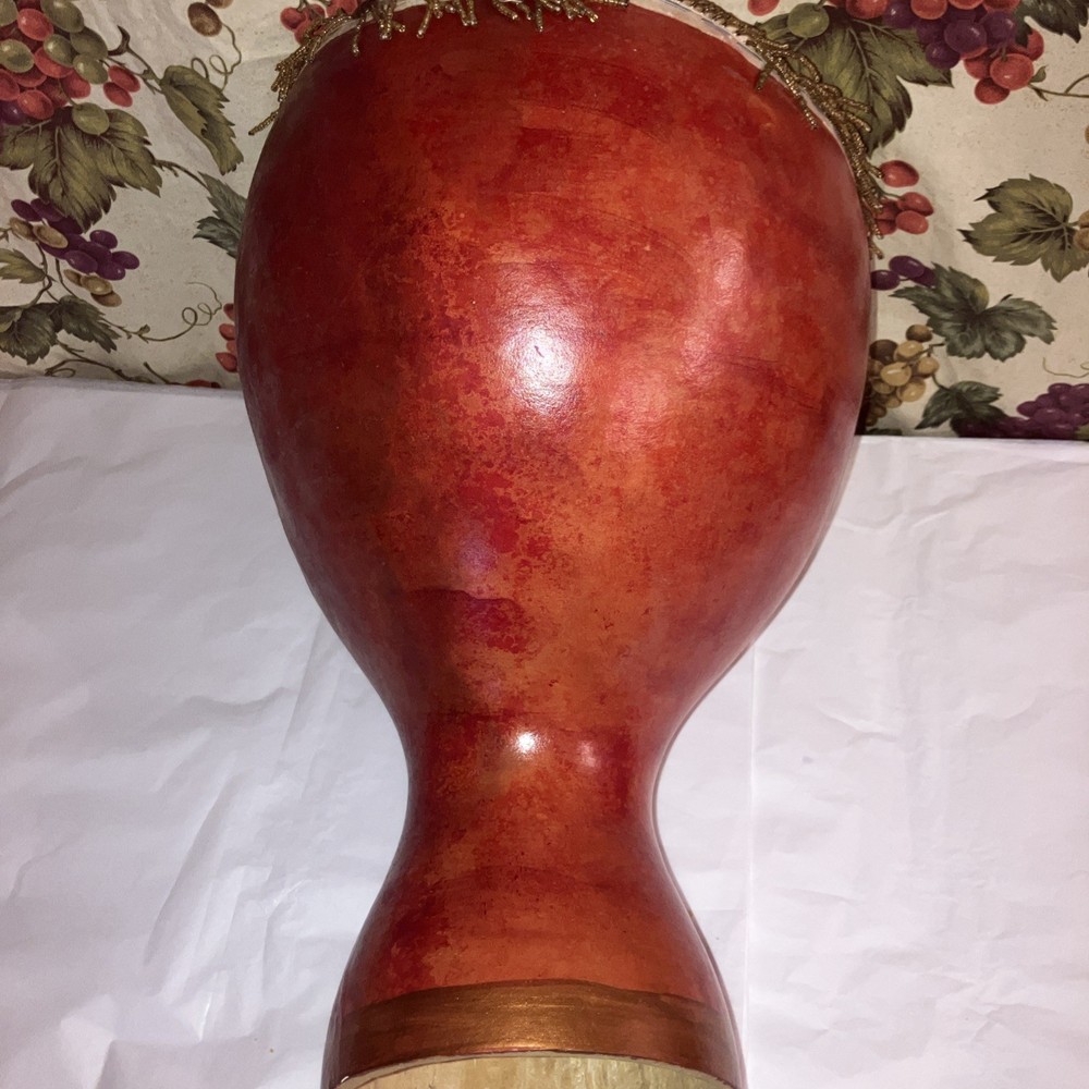 DRUM Handmade Gourd Kettle Drum Hand Painted