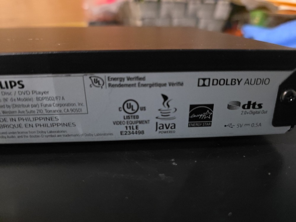 phillips dvd player Won't Eject