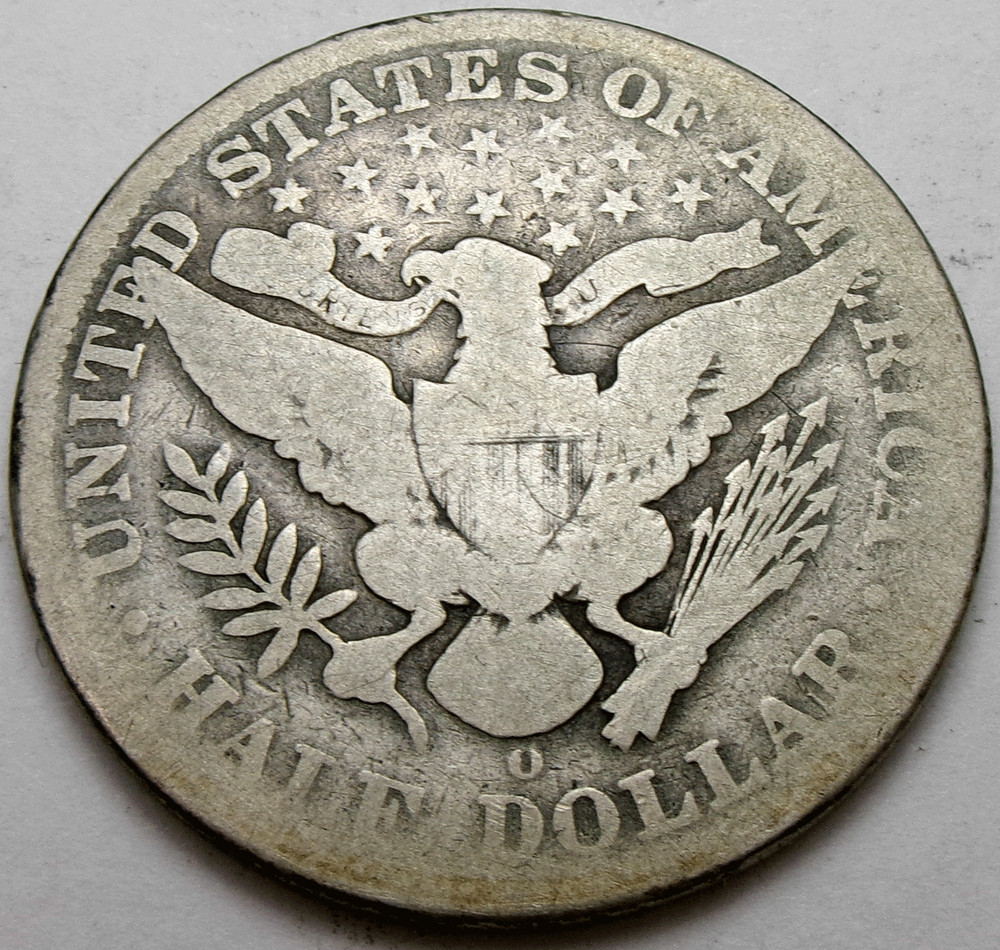 1897-O Barber 50¢ Half Dollar