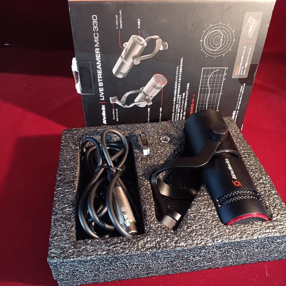 AVERMEDIA Dynamic Microphone AM330 Used