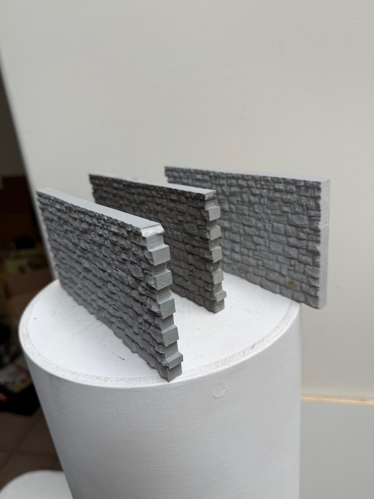 *SALE* 3 Multi Scale CHOOCH # 8304 Medium Random Stone Wall Resin Panels