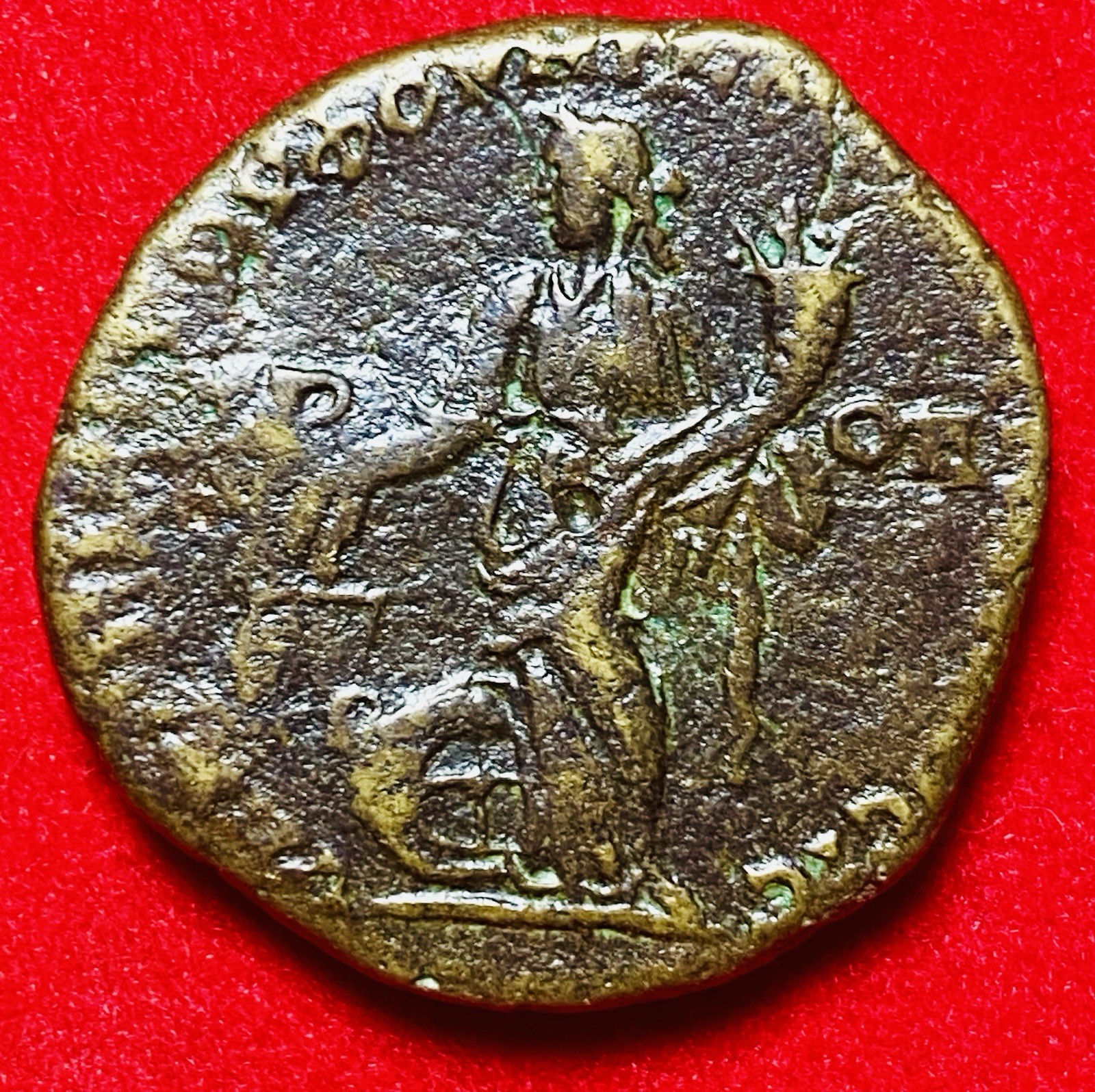 Elagabalus AE Provincial Nicopolis ad Istrum AD 218-222, NEMESIS, EXTREMELY RARE