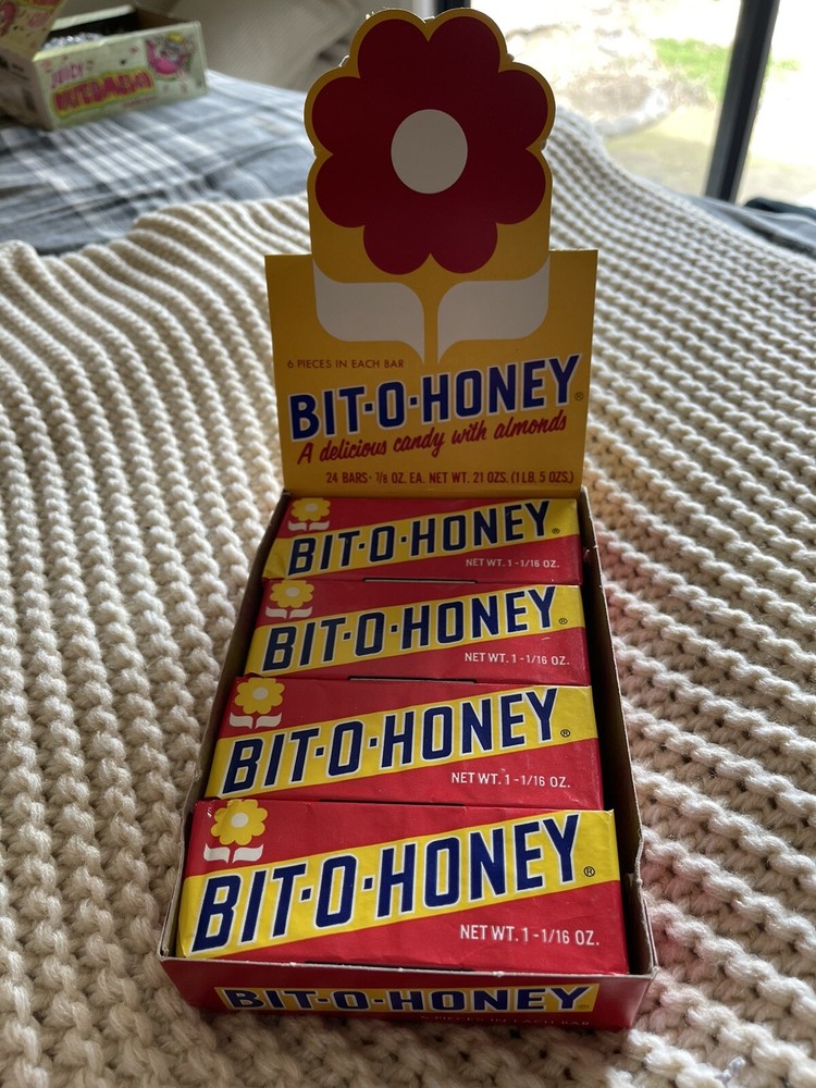Vintage BIT-O-HONEY Candy Bar Pre-Barcode Unopened NOS Mint Condition!
