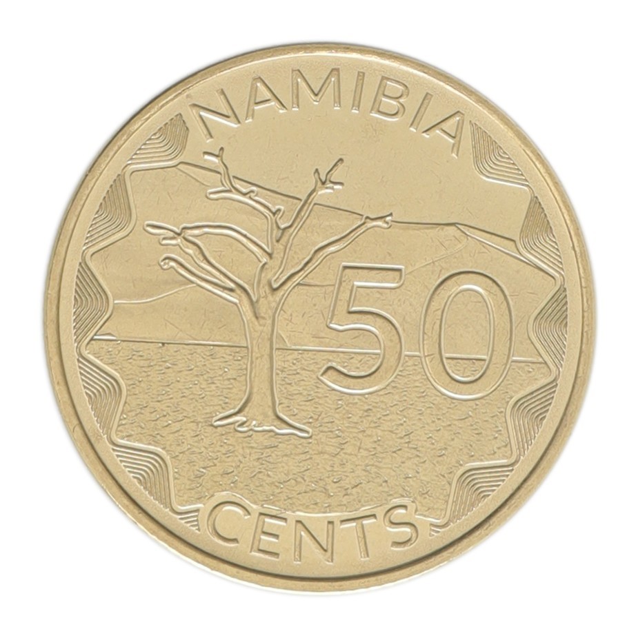 Namibia 50 Cents, 2025, N #482549, Mint