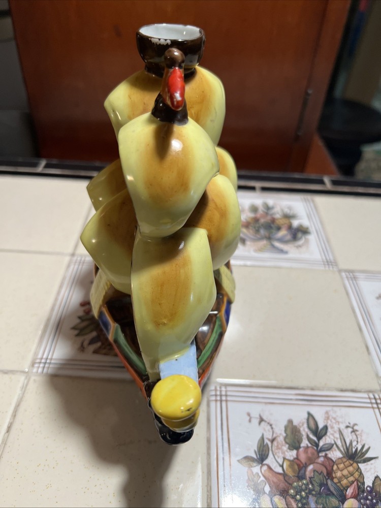 Vintage Lamp For Base Ship Ceramic