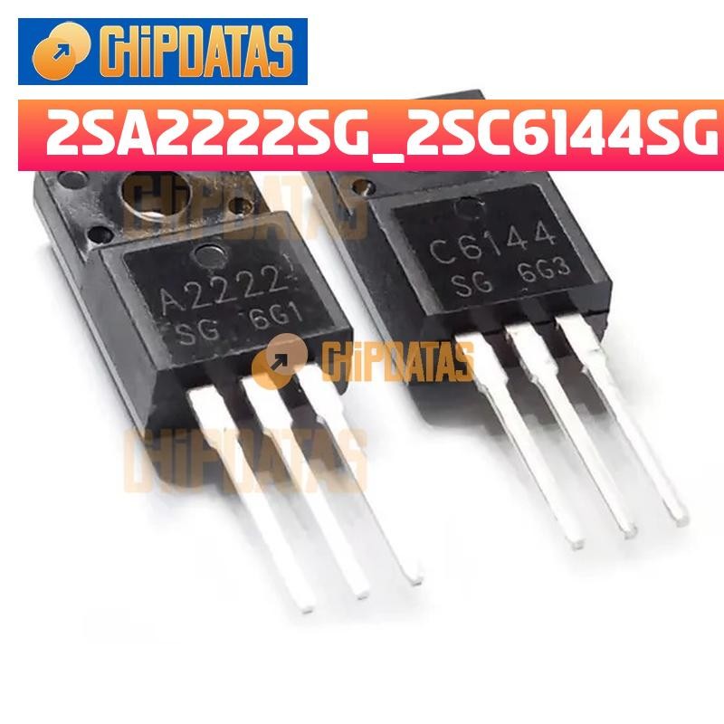 10PCS  2SA2222SG/2SC6144SG TO-220F Integrated Circuits IC