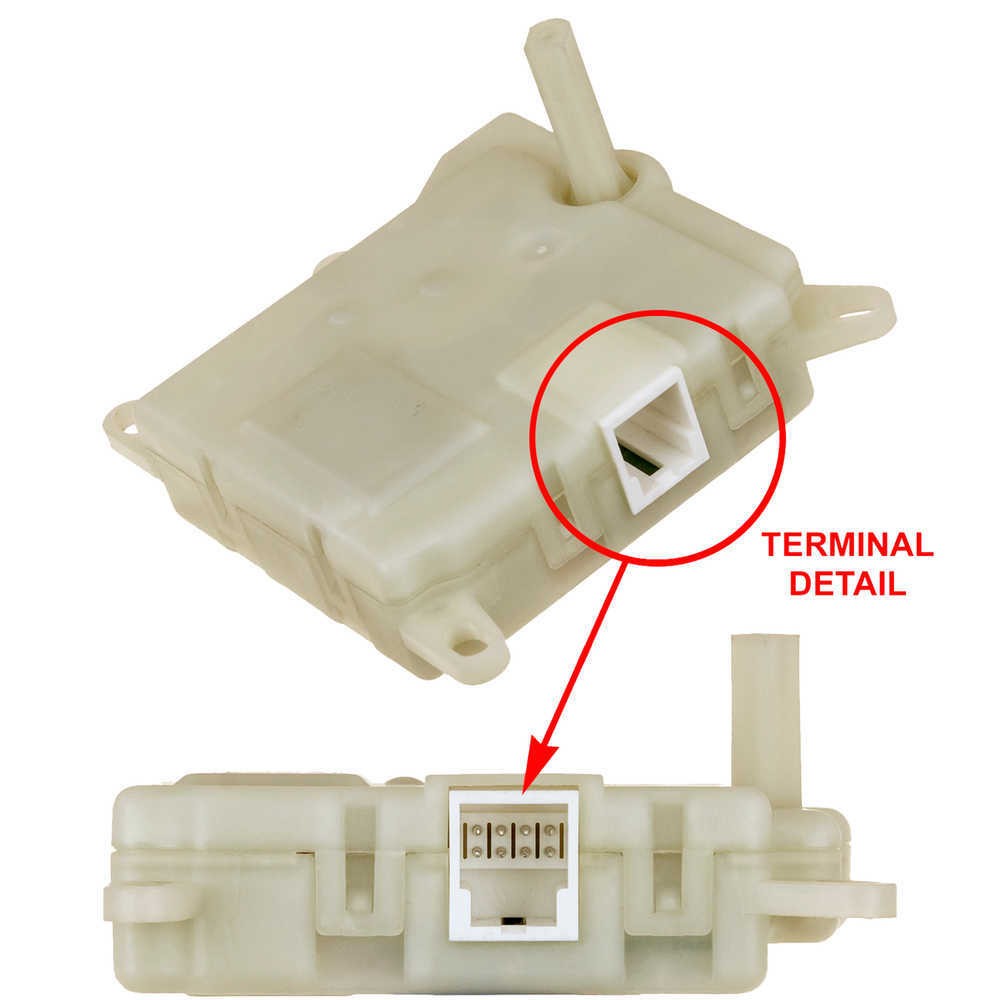 HVAC Mode Door Actuator Global 1712312
