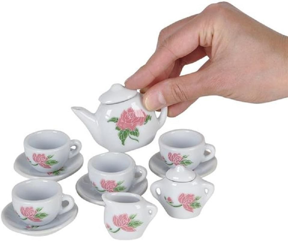 13 PC Ceramic Tea Set