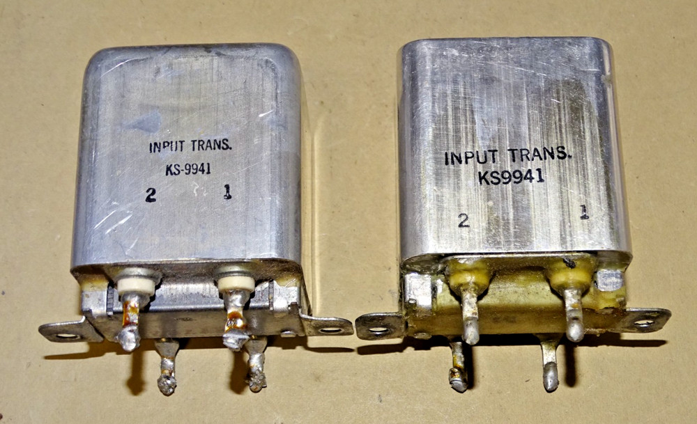 Pair, Western Electric Type KS-9941 Input Transformers, 600 Ohms to Grid