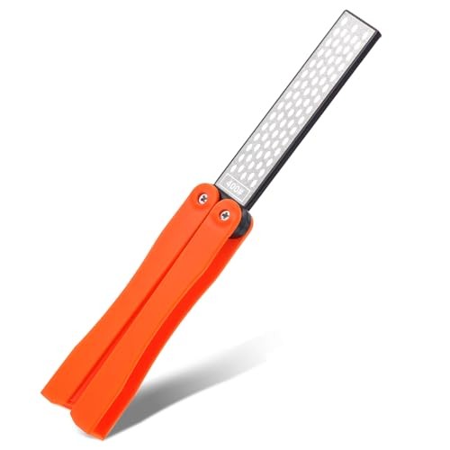 Double Sides Knife Sharpener Tool 400/600 Grits Diamond Sharpening Stone Tool