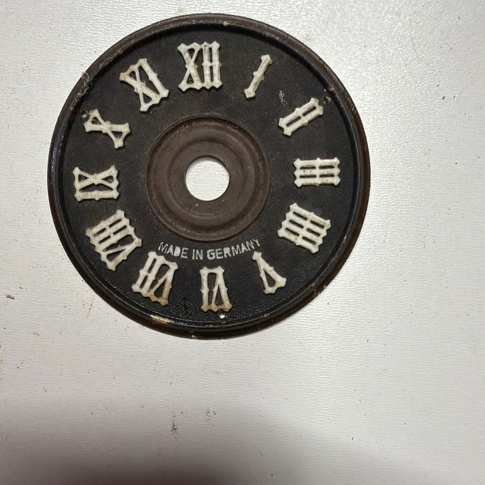 Vintage Germany Cuckoo Clock part plastic Dial Face