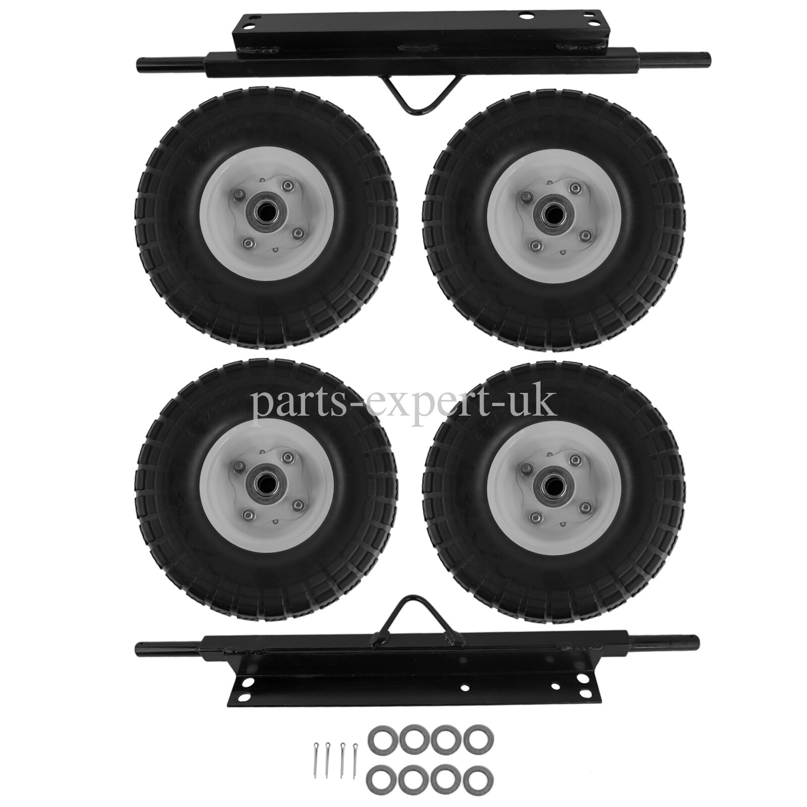 NEW Wheel Kit All Terrain Solid Never Flat Tires for Honda Generator EU3000is