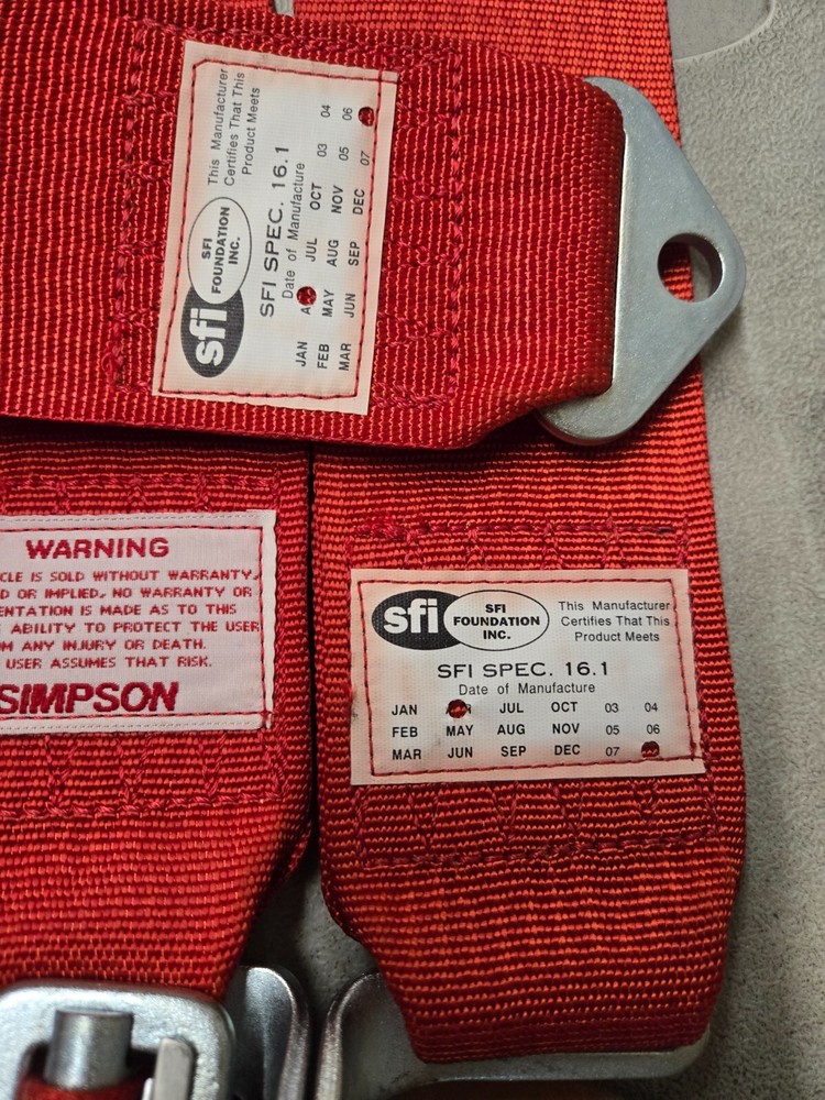 4 Point V belt Simpson Red