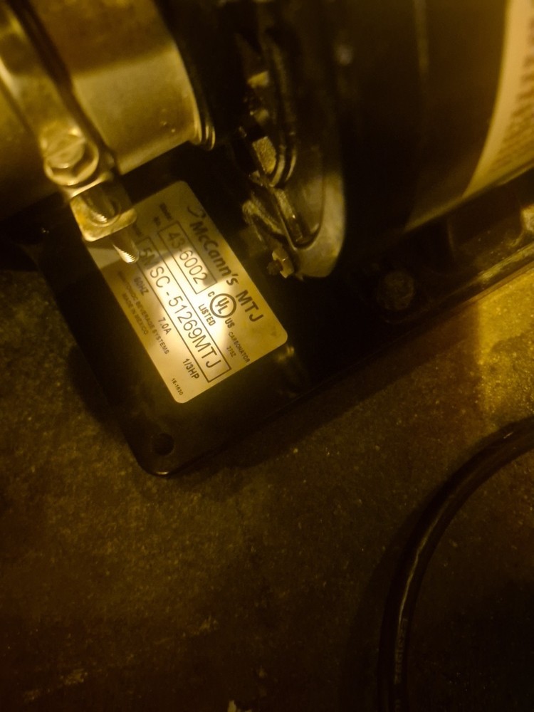 Mcann's Mtj 4e-6002 115v