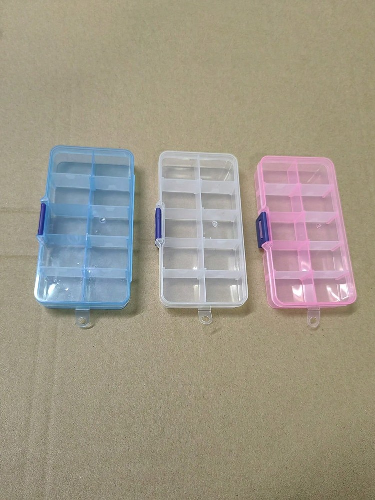 4pc Mini Portable Multi-Compartment Pill Box, Small Pill Case For Outdoor