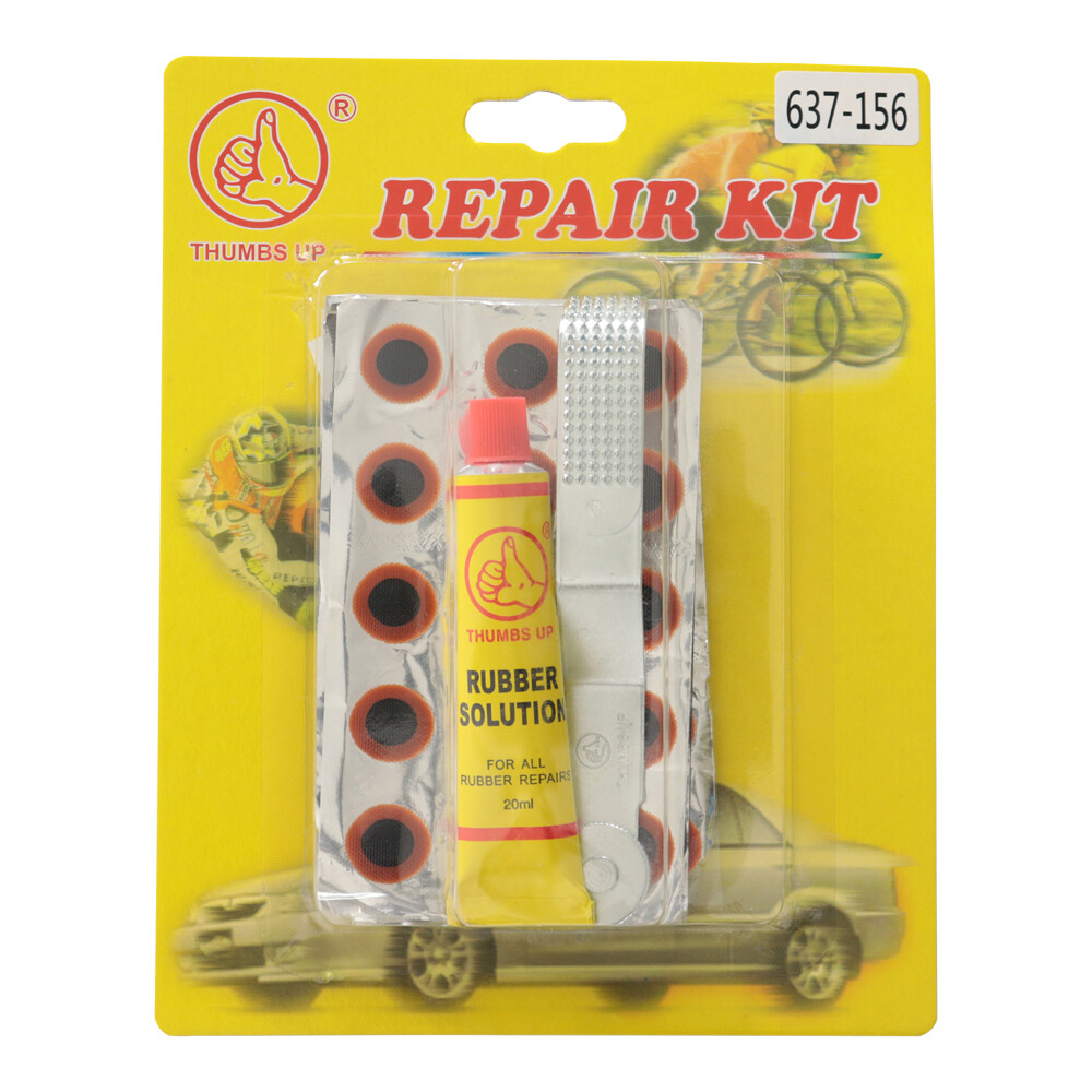 BIKE BICYCLE Repair Tube Patches, 20ml , Tool, 100 patches #6017