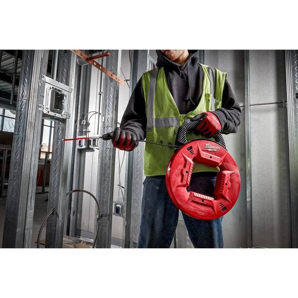 Milwaukee Tool 48-22-4195 100' Polyester Fish Tape W/ Flexible Metal Leader