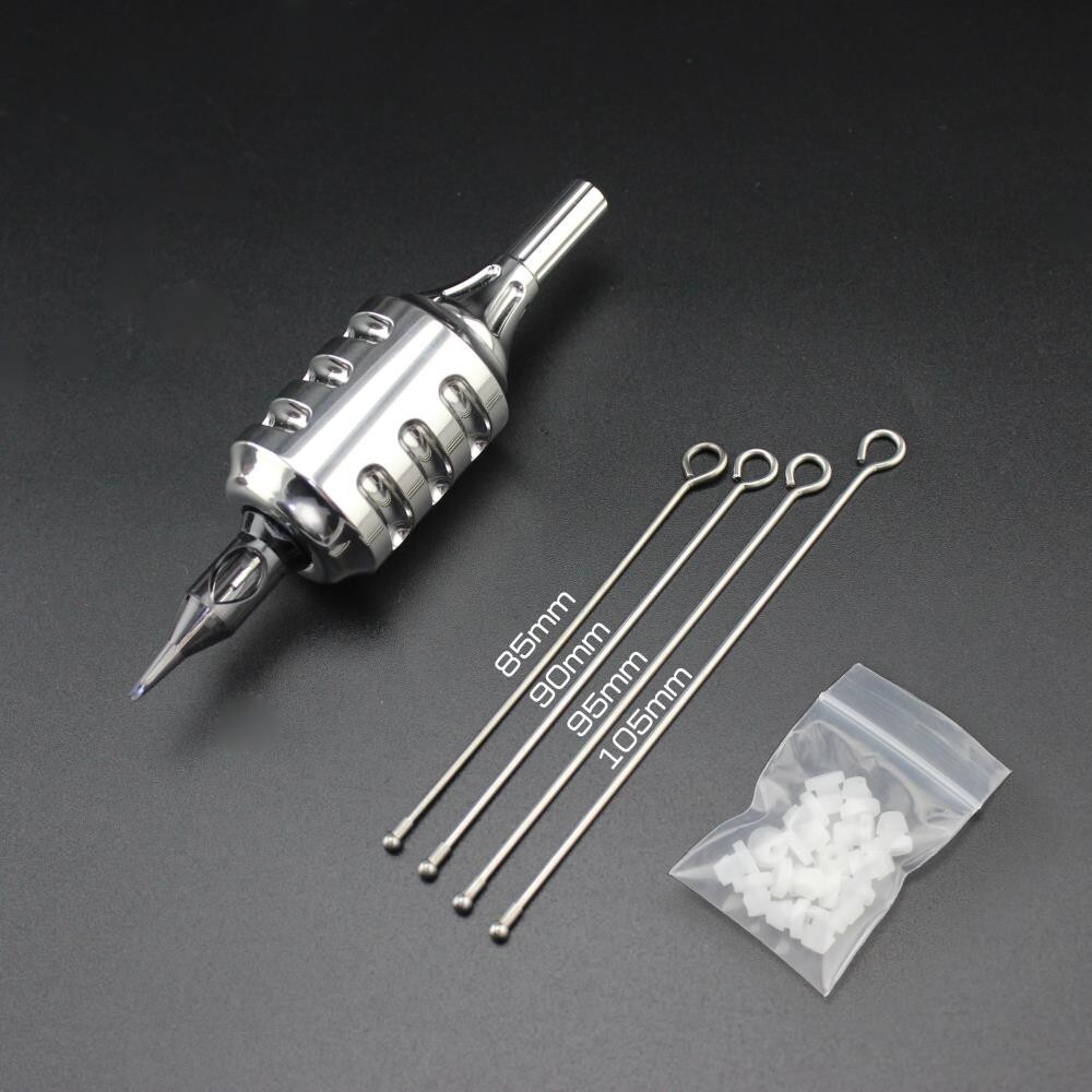 CNC Medical Grade Stainless Steel Adjustable Tattoo Needle Cartridge Grip 30mm