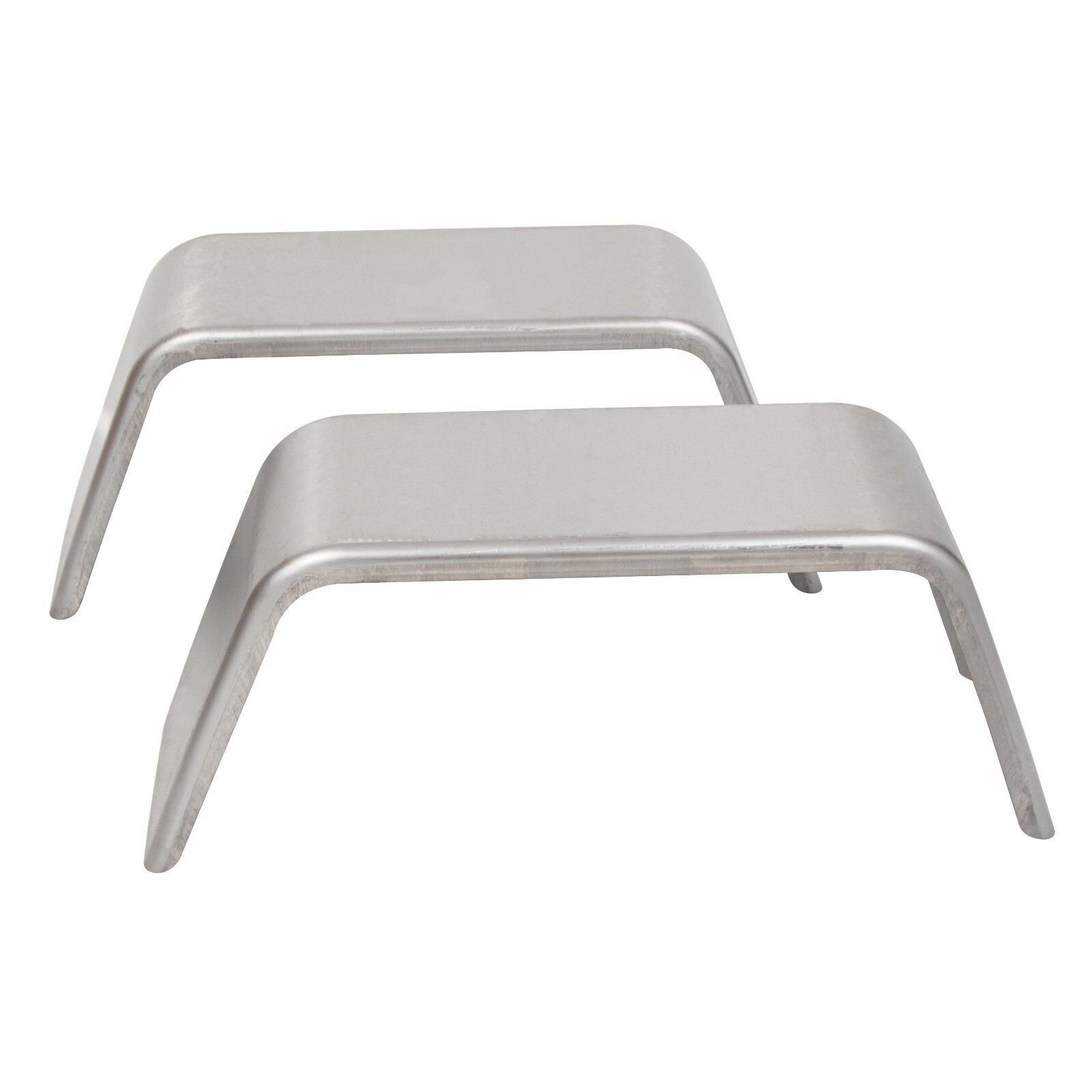 Set of 2 Square Steel Cargo Trailer Fenders Pair 14"-16" wheels